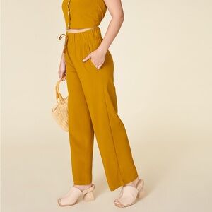 Wayre Cruiser Wide Leg Stretch Pant in bronze womens size XS casual travel fit